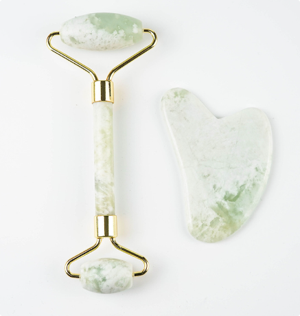 Miroitement Jade  Gua Sha Set