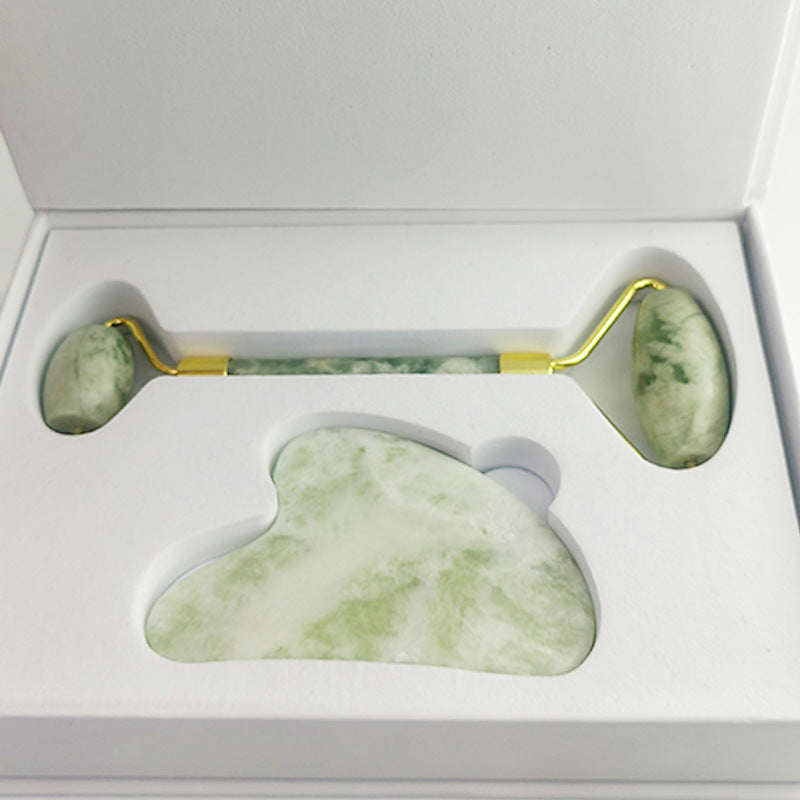 Miroitement Jade  Gua Sha Set