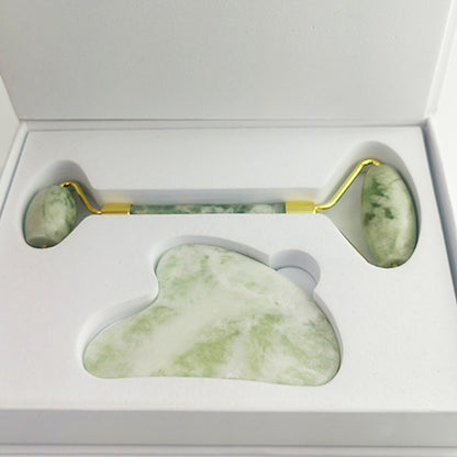 Miroitement Jade  Gua Sha Set